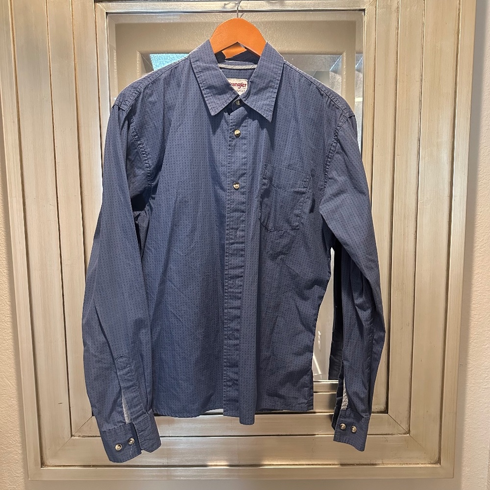 Wrangler mens dress shirt